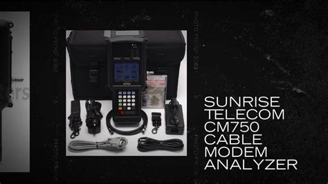 Sunrise telecom cm750 4 out of 5 stars 5 product ratings Expand: Ratings
